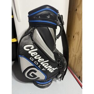Cleveland CG17 Display Staff Bag Black Silver 6-Way Divide Strap Golf Bag